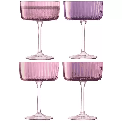 4er Set Gems Champagner/Cocktail Gläser 230ml Granat assort.