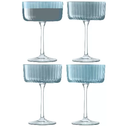 4er Set Gems Champagner/Cocktail Gläser 230ml Saphir assort.