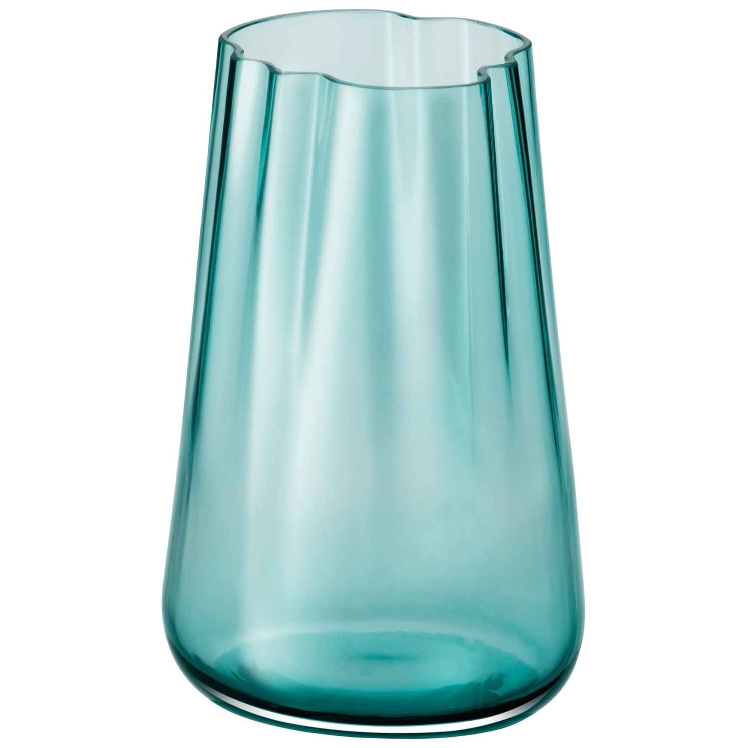 Lagoon Vase/Laterne H35cm - meeresgrün