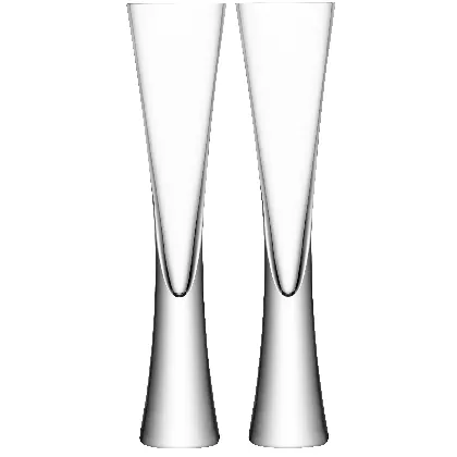 2er Set Moya Sektflöte 170ml - klar