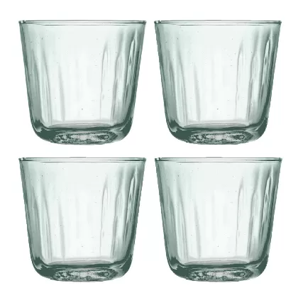 4er Set Mia Becher 250ml - recy. Optik