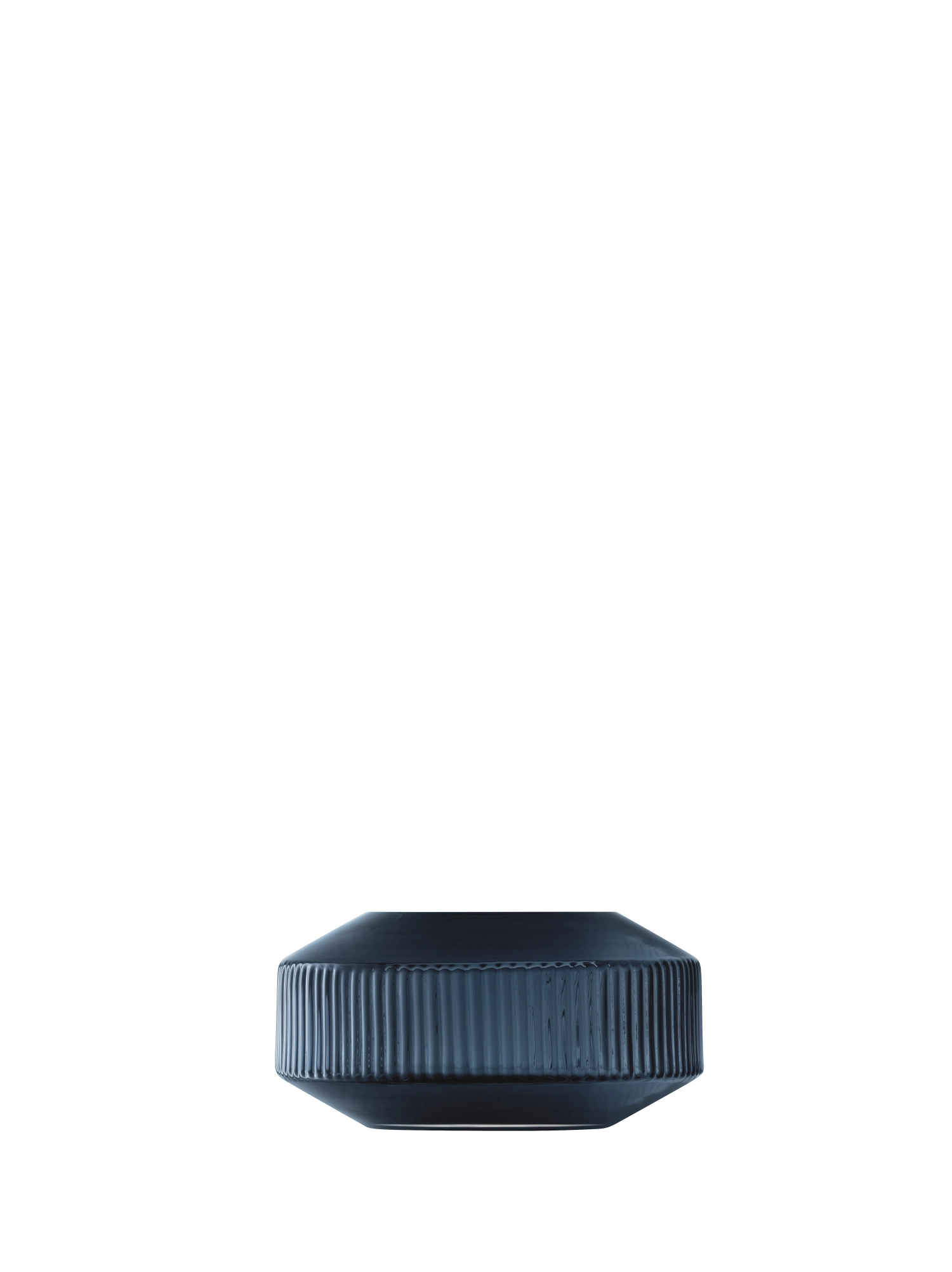 Rotunda Breite Vase H14cm saphirblau