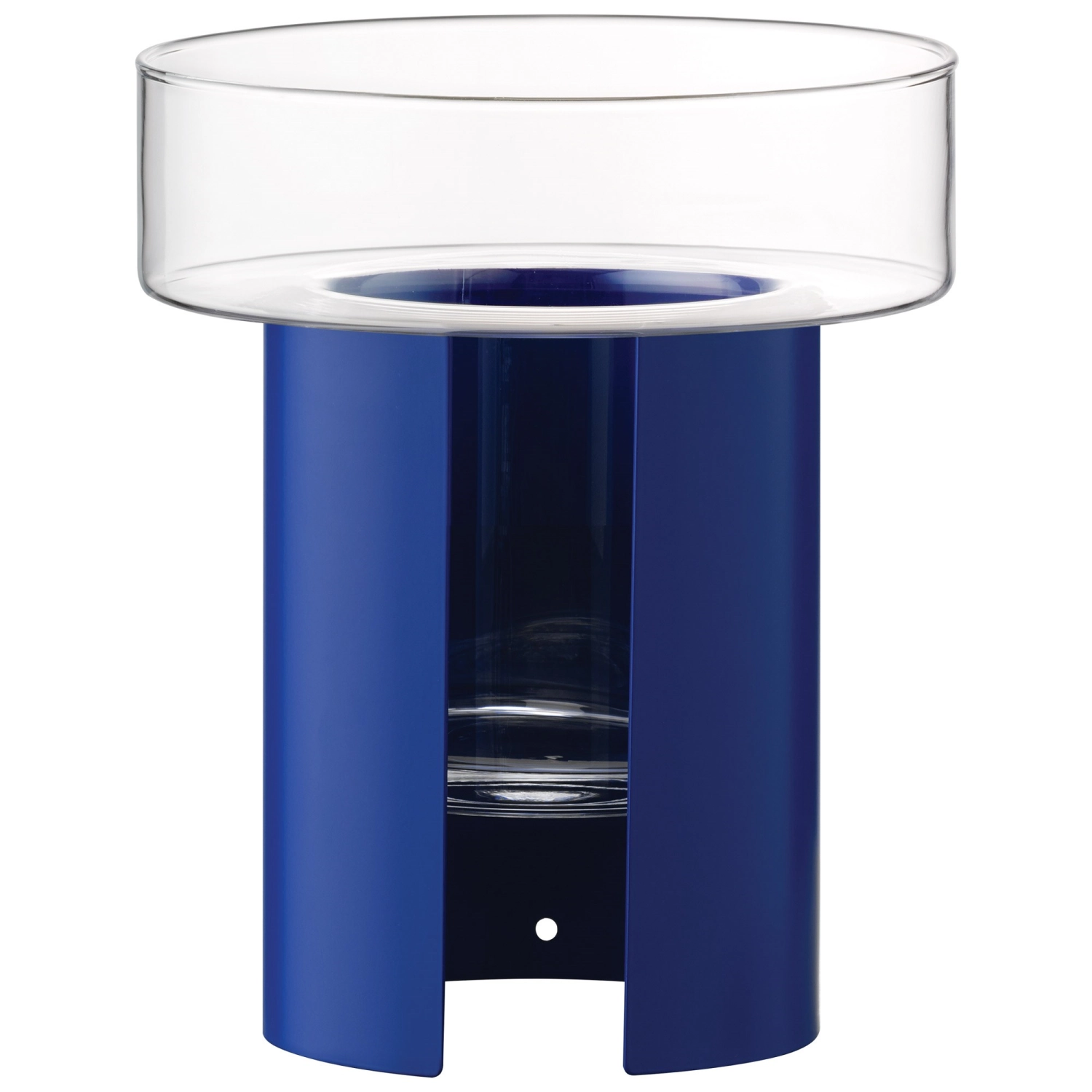 Pflanzentopf Terrazza H22 Ø19 cm klar/blau