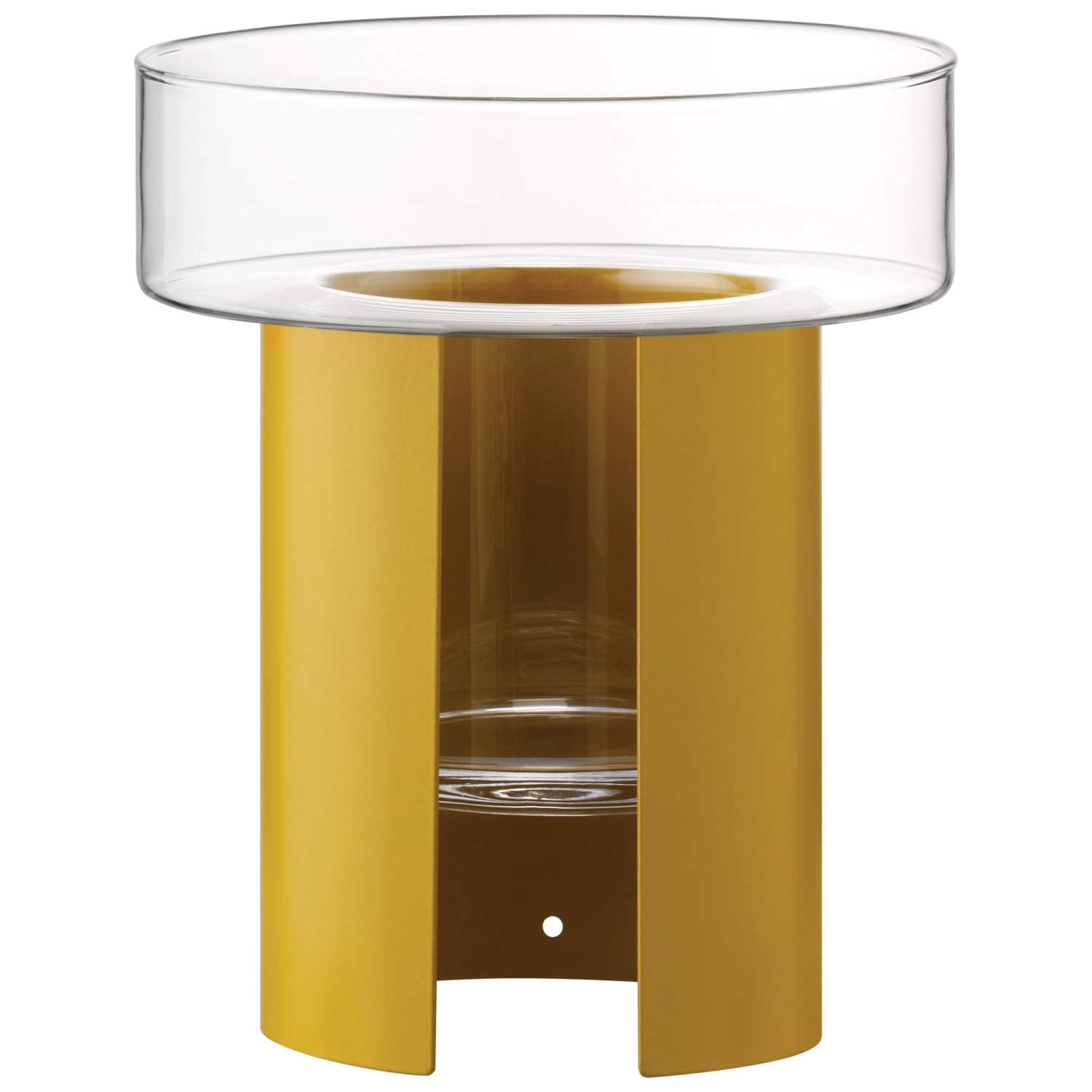 Pflanzentopf Terrazza H22 Ø19 cm klar/Senfgelb