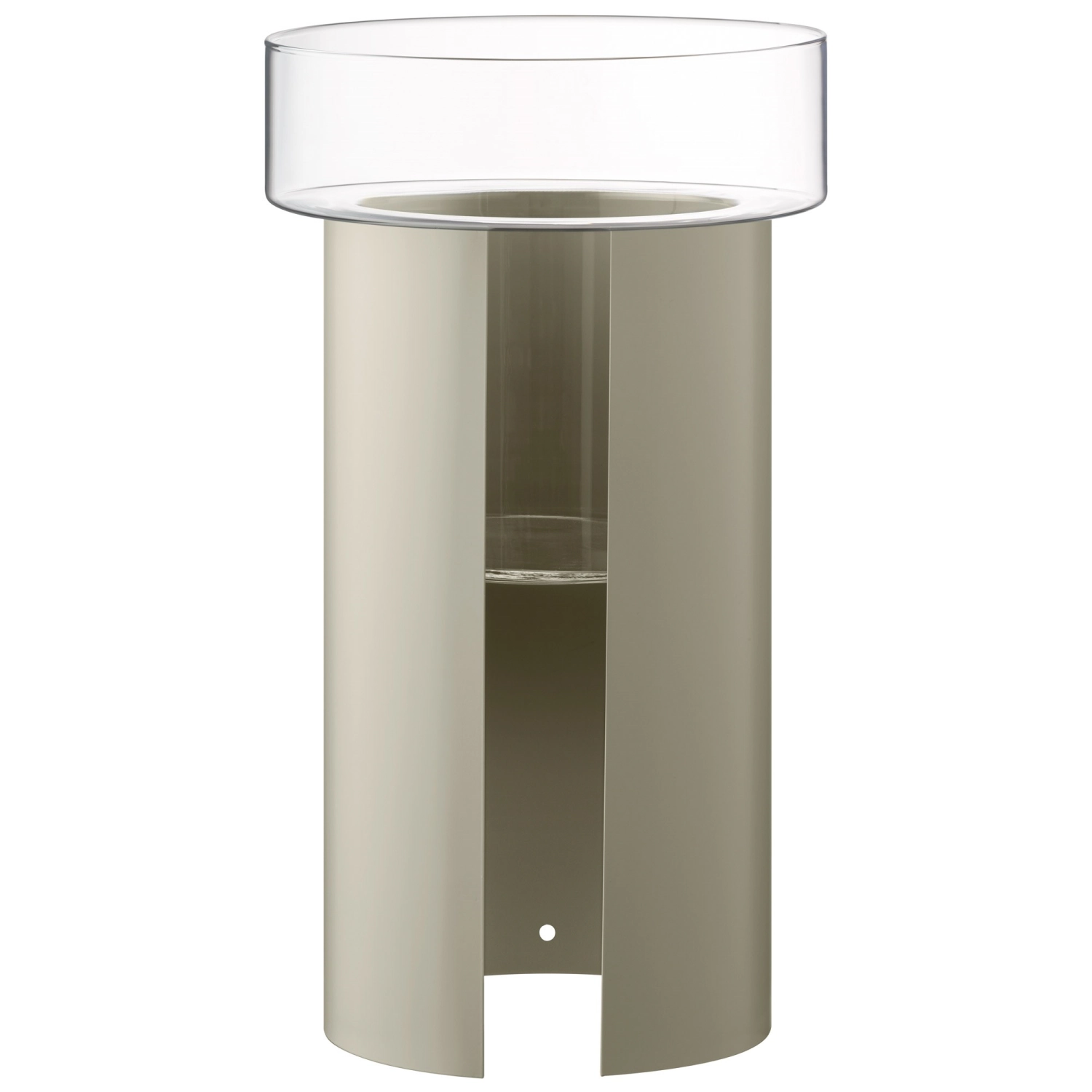 Pflanzentopf Terrazza H60 Ø34 cm klar/Beton