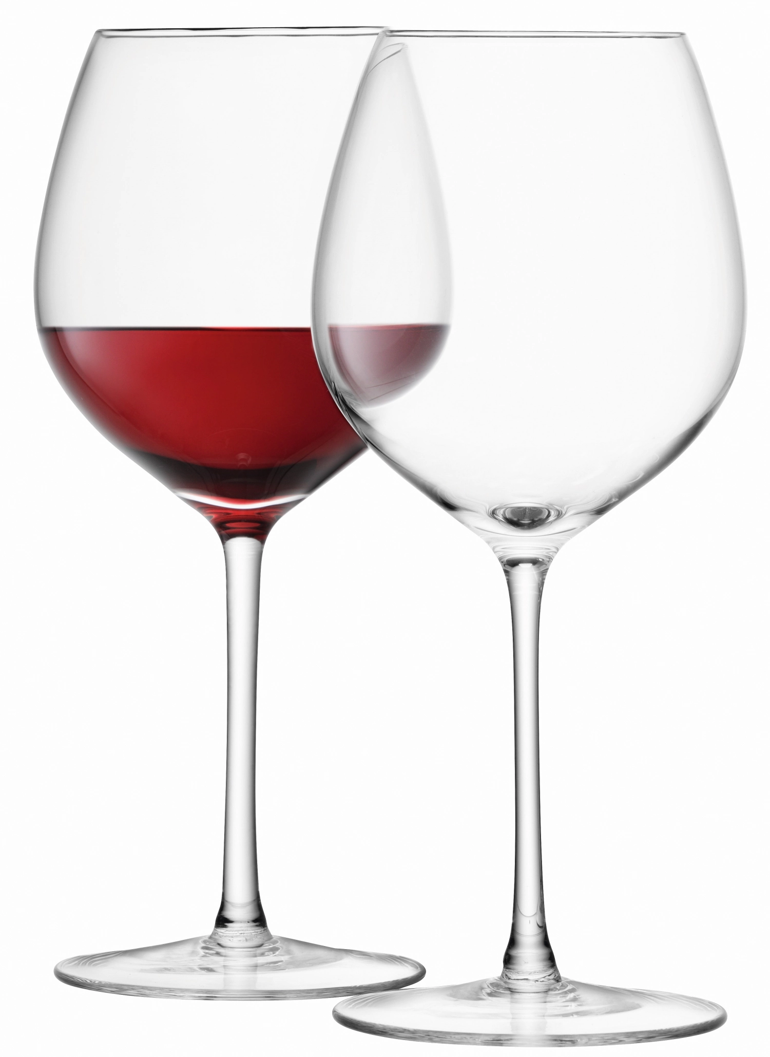 2er Set Wine Rotweinglas 400ml Klar