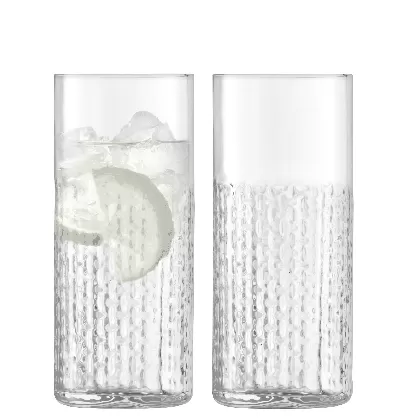 2er Set Wicker Longdrinkgläser 400ml Klar