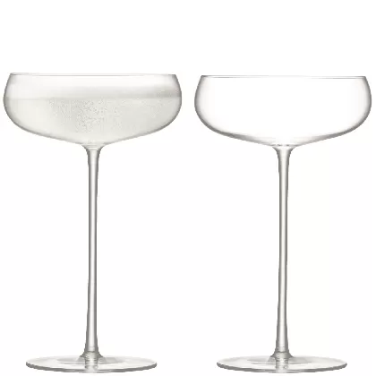 2er Set Wine Culture Sektschalen 320ml - klar