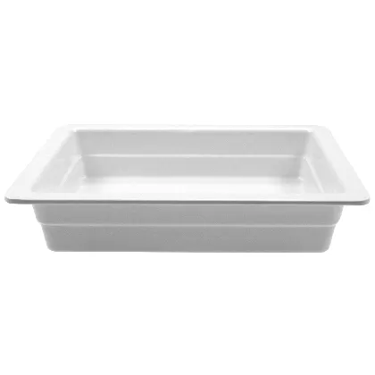 GN Schale Melamin 1/2 65 mm weiss 32.5x26.5cm H6.5cm
