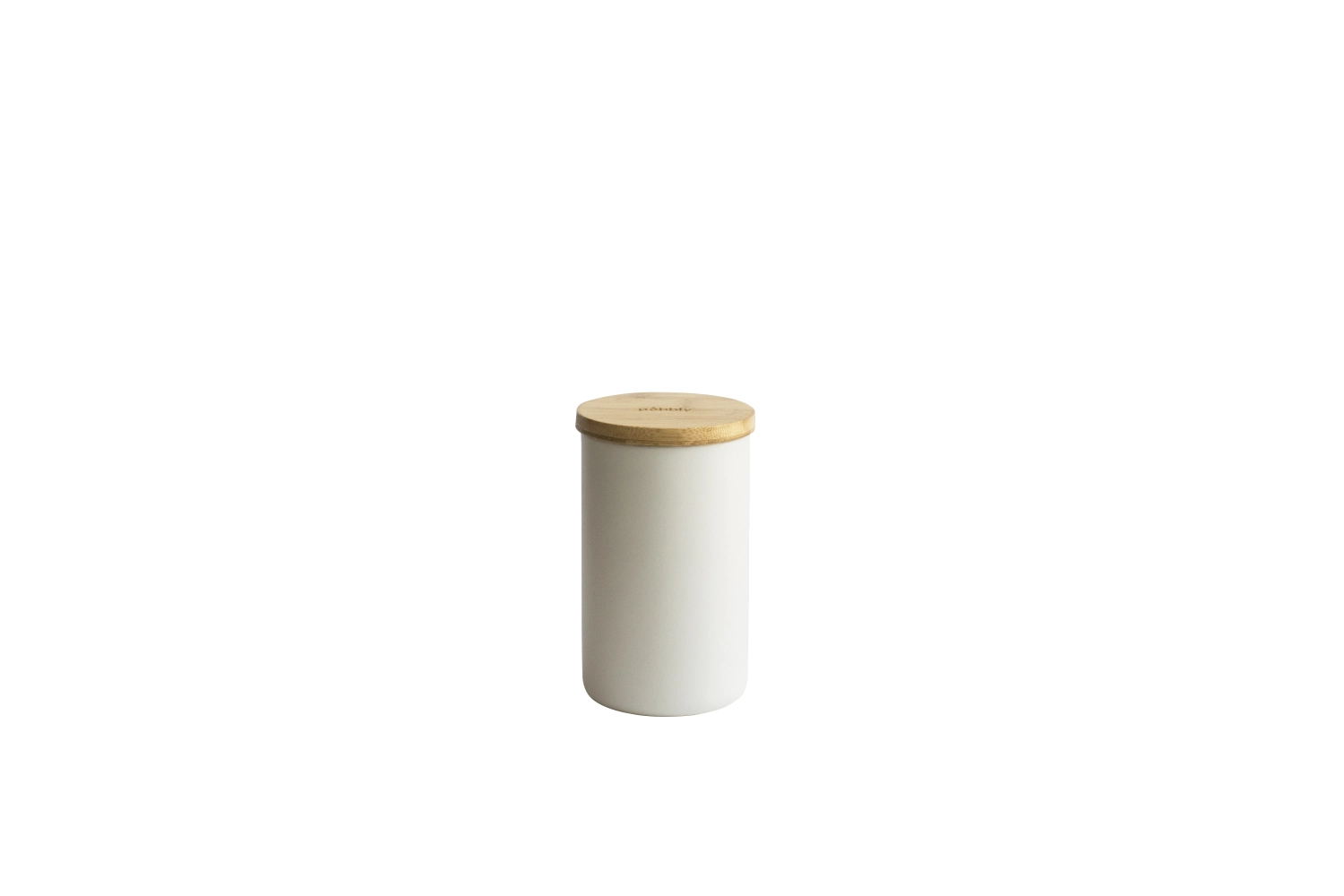 Metall-Tee-Dose weiss 650ml, 8x8x13cm