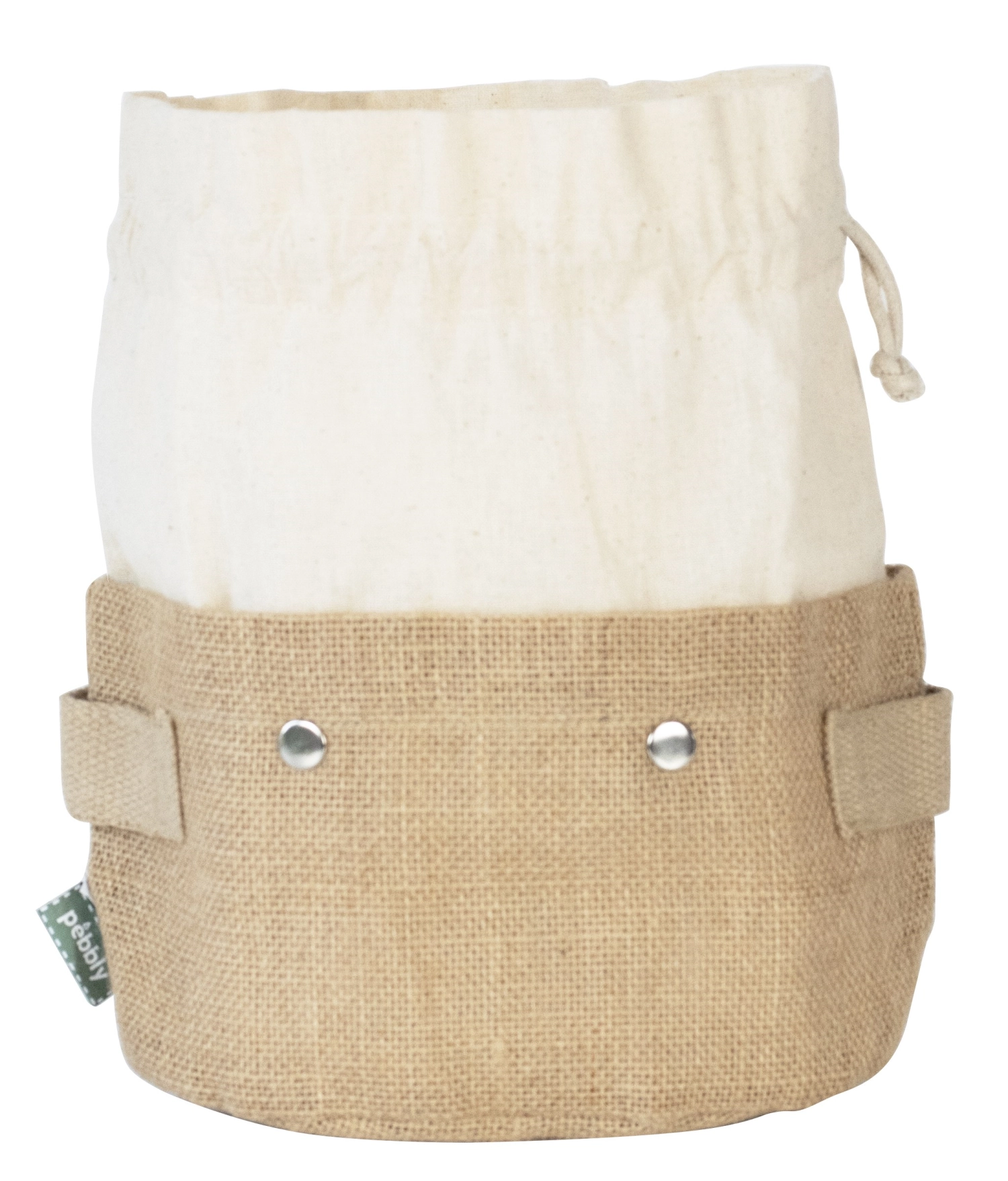 Aufbewahrungstasche mit abnehmbarem Sack, natural S