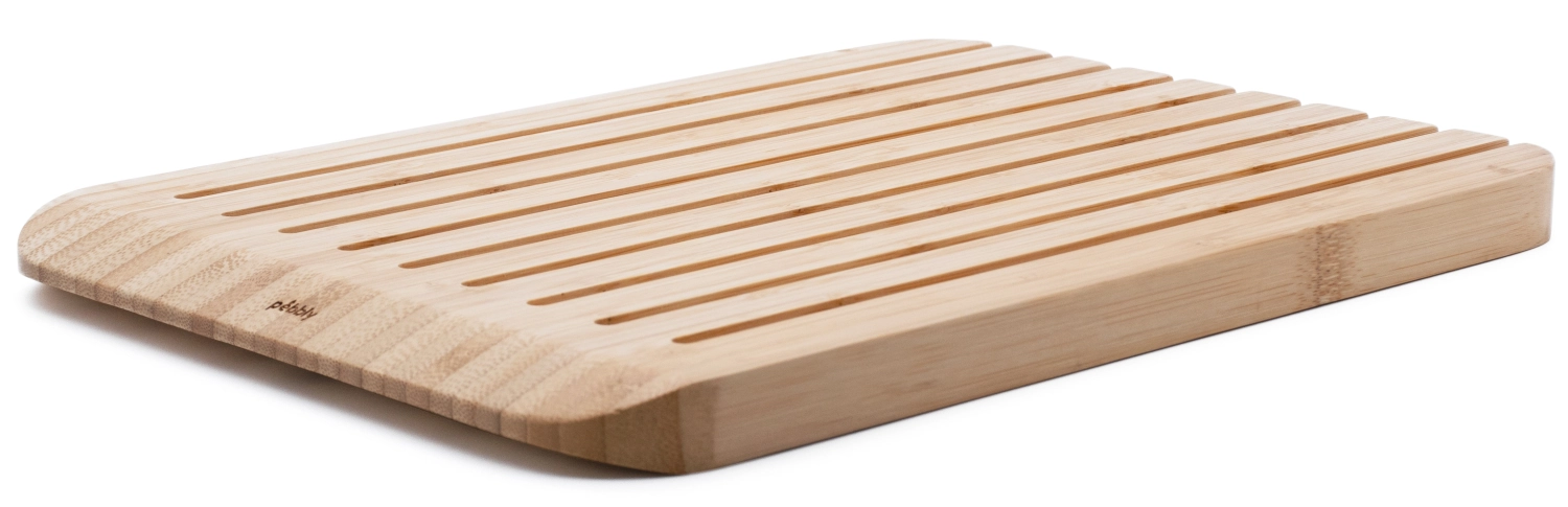 2 in 1 Schneide- und Brotbrett, Bambus, 34x23.5x2cm