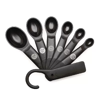 GG Messlöffel-Set 7tlg., schwarz