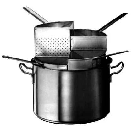 Teigwareneinsatz 1/4 D40cm h27.4cm