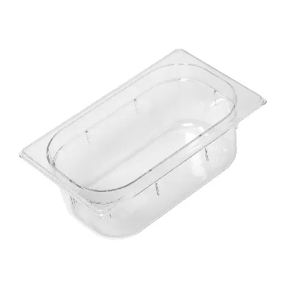 GN Behälter 1/4 Polycarbonat H15cm transparent