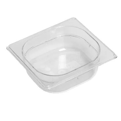 GN Behälter 1/6 Polycarbonat H6.5cm transparent