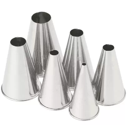 Tüllen Set rund 6tlg 0.4cm 0.8cm 1cm 1.2cm 1.4cm und 1.8cm