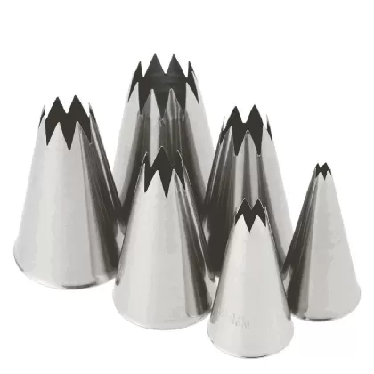 Tüllensatz Stern 6tlg 0.4cm 0.8cm 1cm 1.2cm 1.4cm u. 1.8cm