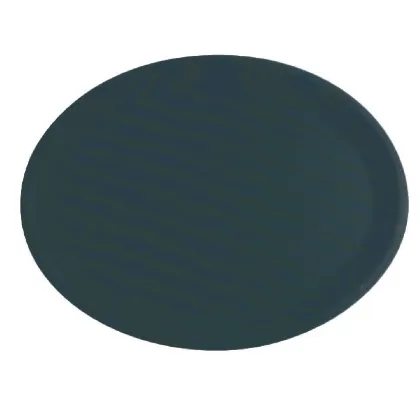 Tablett antirutschbeschichtet schwarz oval 21x29cm