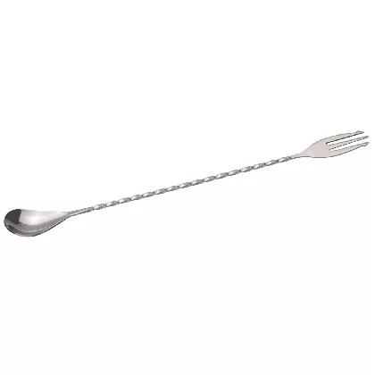 Mixlöffel mit Gabel 30cm Edelstahl
