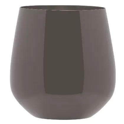 2er Set Weinglas schwarz beschichtet 0.55lt H9.7cm