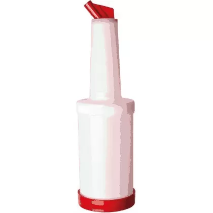 Speed Bottle 1lt mit rotem Ausgiesser