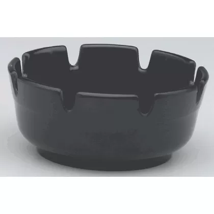 Aschenbecher schwarz D10cm