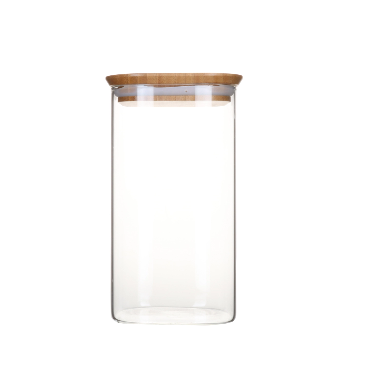Vorratsglas m. Bambusd., 1.4 l, 11x11x20cm