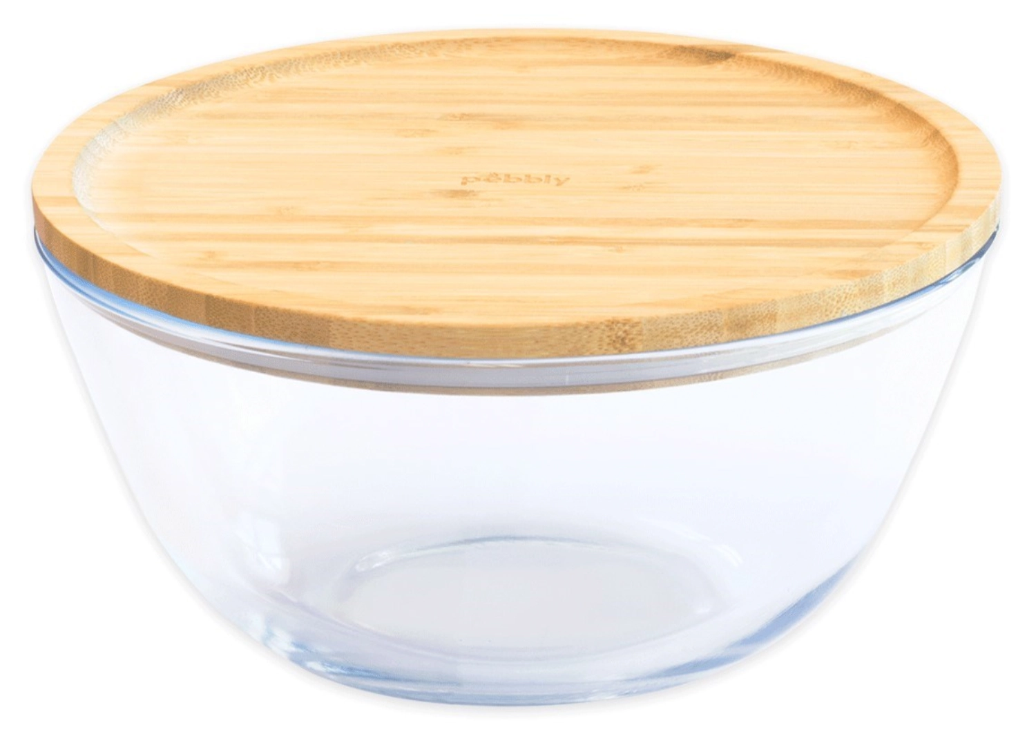 Vorratsglas mit Bambusd., 1.6l, D19 H9.6cm rund