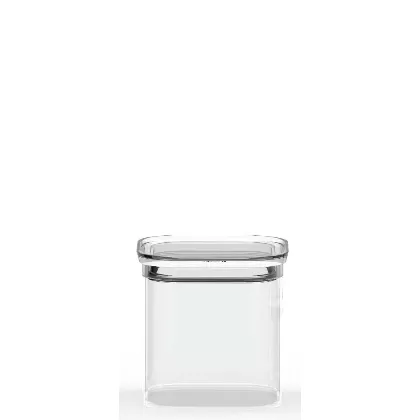 Vorratsglas mit Glasdeckel 0.8l 11x11x11cm