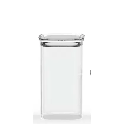 Vorratsglas mit Glasdeckel 1.4l 11x11x20cm
