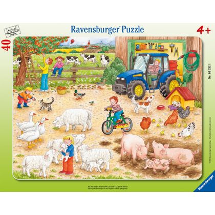 Puzzle auf dem Bauernhof