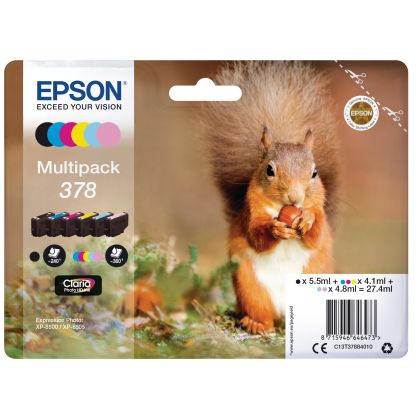 EPSON     Multipack Tinte 378    6-color
