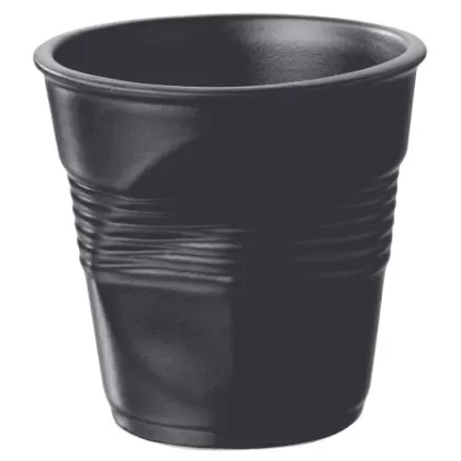 Knitterbecher Espresso 8cl, schwarz