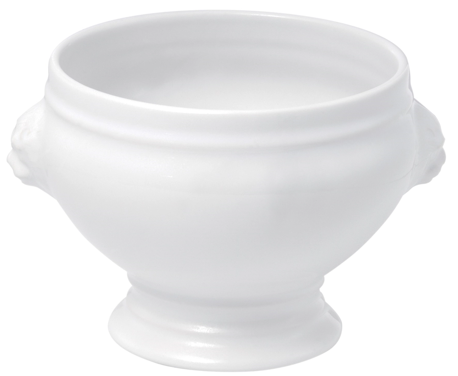 Löwenkopf Suppenschüssel, Ø 11cm, 35cl, weiss