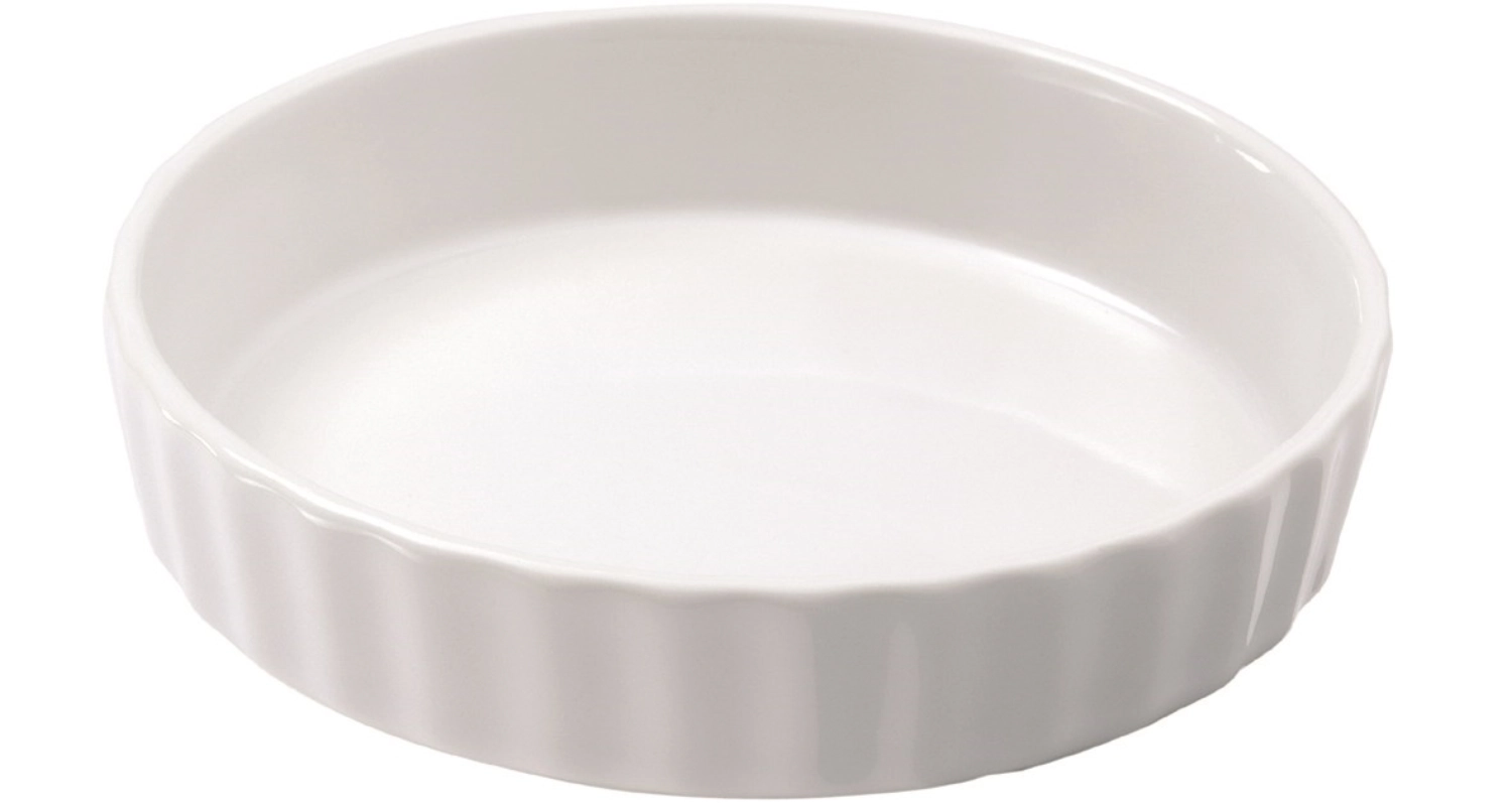 Tortenform rund, Ø 12.5 cm weiss
