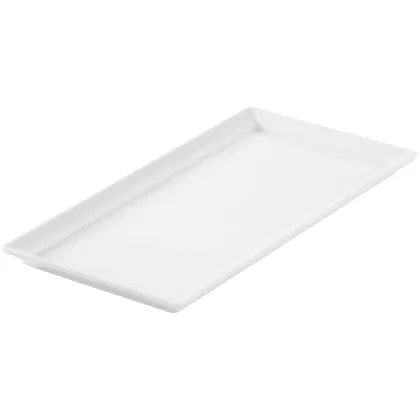 Platte rechteckig, 26x13x2cm, weiss