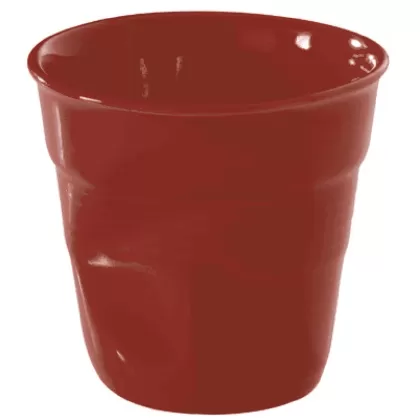 Knitterbecher Cappuccino 18cl, rot