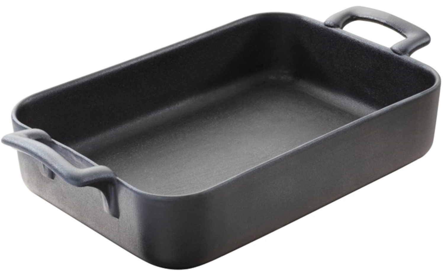 Auflaufform rechteckig, 26cm, gusseisen-optik