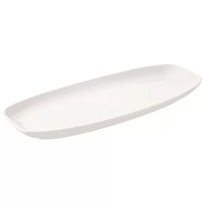 Club Teller, 36x15cm, weiss