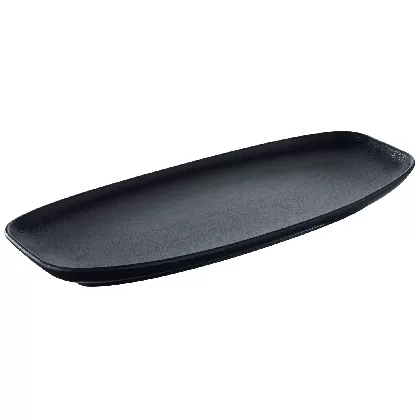 Club Teller, 36x15cm, gusseisen-optik