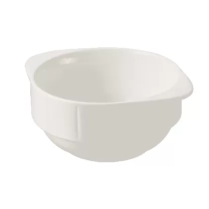 Sfood runde Schüssel mit Griff 45cl, Ø13cm, weiss