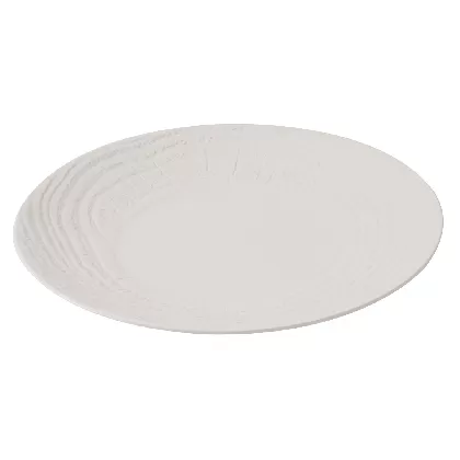 Präsentationsteller rund, H:3.4cm, Ø31cm, elfenbein