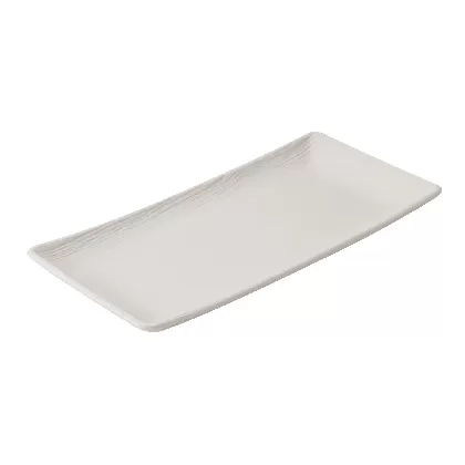 Speiseteller rechteckig, 29x15x2.4cm, elfenbein