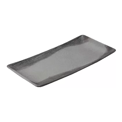 Speiseteller rechteckig, 29x15x2.4cm, pfeffer