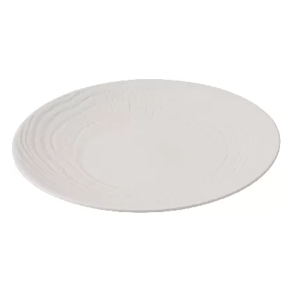 Speiseteller rund, H:2.6cm, Ø26.5cm, elfenbein