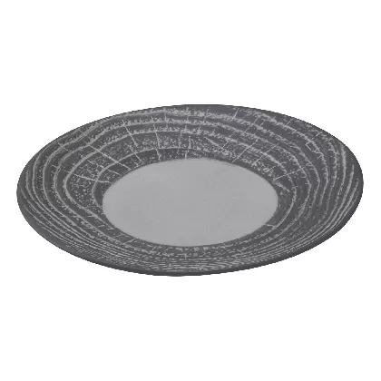 Speiseteller rund, H:2.6cm, Ø26.5cm, pfeffer