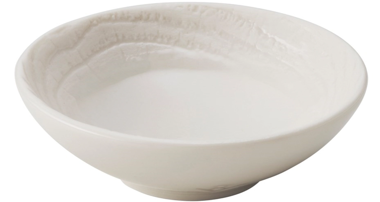 Mini Schüssel rund, H:2.2cm, Ø7cm, elfenbein