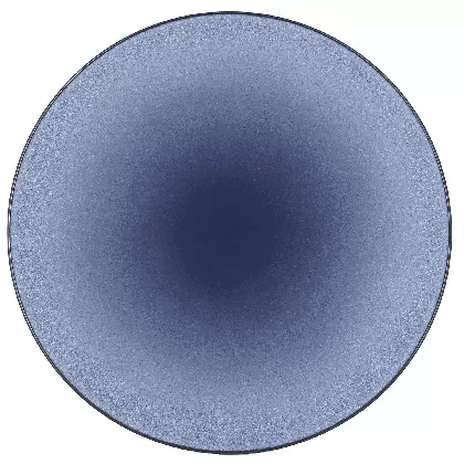 Equinoxe Präsentationsteller, Ø31.5cm, H:3.5cm, blau