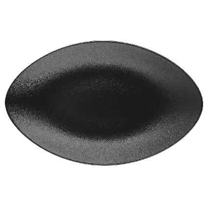 Equinoxe Servierteller oval, 35x22x4cm, schwarz